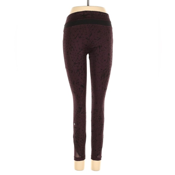 Lululemon Inspire Tight II Luxtreme Mesh in Star Crushed Black Cherry Black - Picture 6 of 9